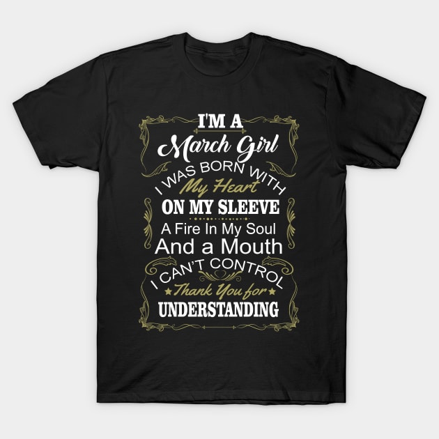 MARCH GIRL T-Shirt by BTTEES